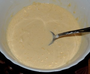 Заливной пирог с курицей и овощами заливка