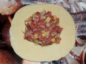Вак балиш тесто с начинкой