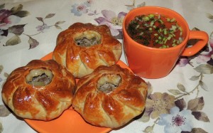 Вак балиш с бульоном