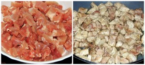 Заливной пирог с курицей и овощами курица