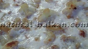 Омлет с цветной капустой
