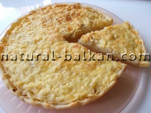 луковый пирог готов