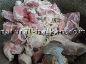 Жаркое с грибами
