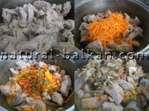Жаркое с грибами